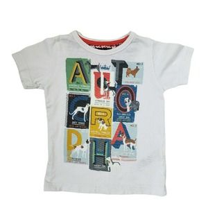 M&S Autograph Dog Print Tee